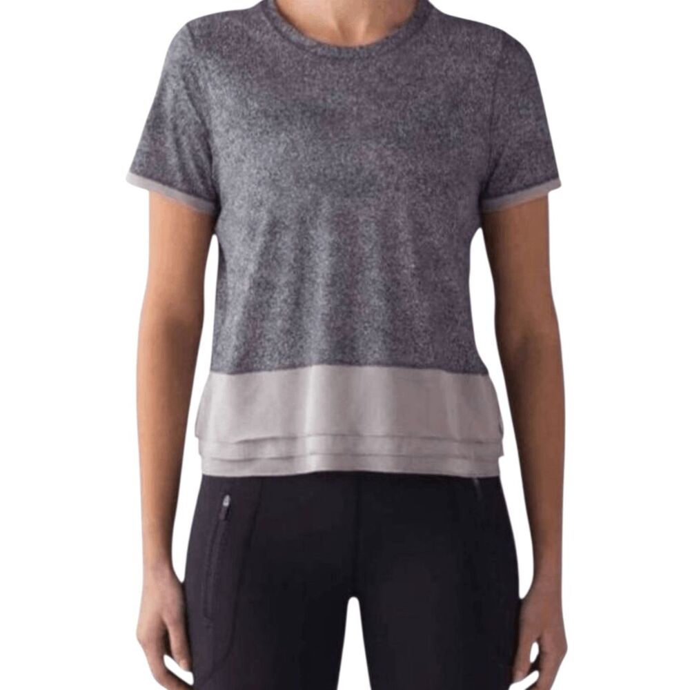 LULULEMON ATHLETICA Sole Training Short Sleeve (UV Protection) Size 8
